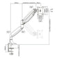 TV Wall Mount with Arm TooQ DB3032TNR-S Silver