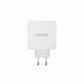 USB Wall Charger TooQ TQWC-2SC03WT White 48 W