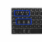 Keyboard NGS FORTUNE-BT ESPAÑOL Grey Spanish Qwerty