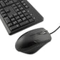 Keyboard and Mouse CoolBox COO-KTR-01U Black Spanish Qwerty