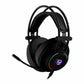 Headphones with Microphone CoolBox DeepLighting Black