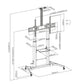 Trolley Aisens FT100TE-171 60" 100"