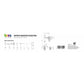 Adjustable support TM Electron Monitor 17"-32"