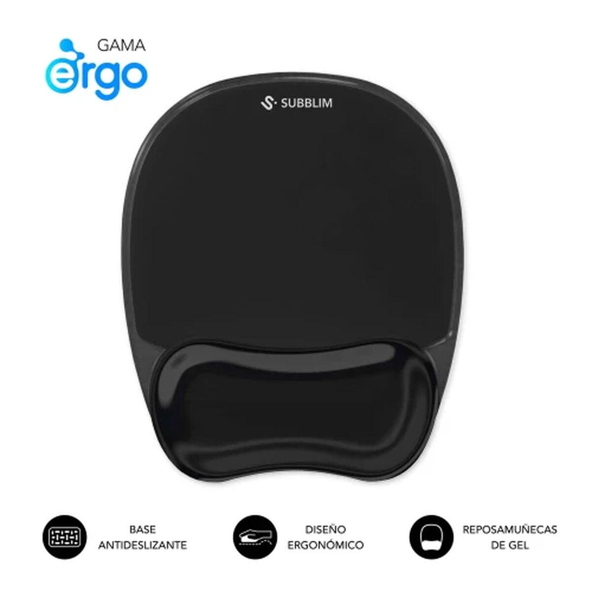 Mat with Wrist Rest Subblim SUBMP04E071