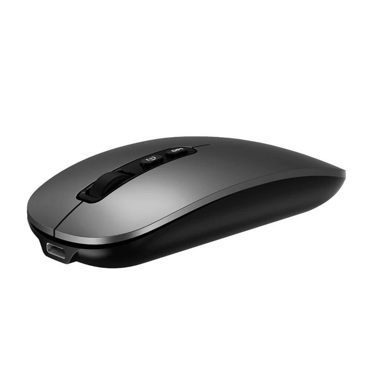 Wireless Mouse CoolBox Ratón W02-IA White Grey 1600 dpi