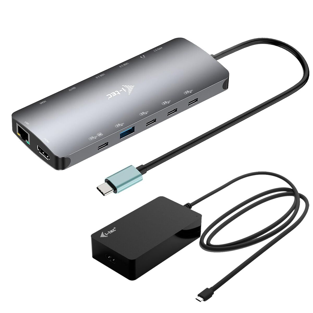 USB Hub i-Tec C31NANOTRIPLED140 Grey