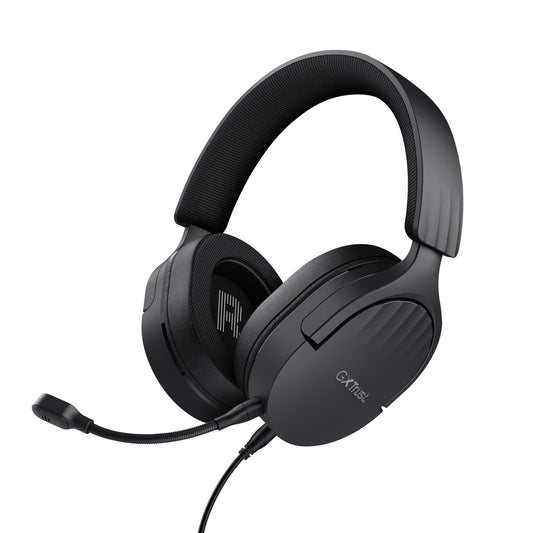 Headphones with Microphone Trust 24898 Black