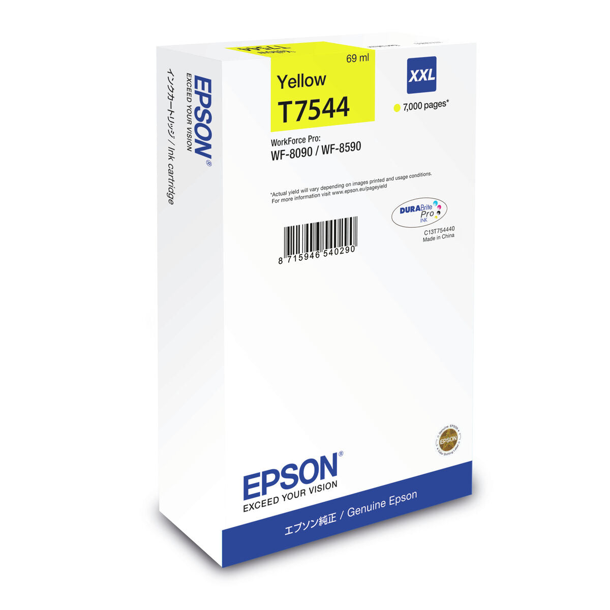 Original Ink Cartridge Epson C13T754440 Yellow