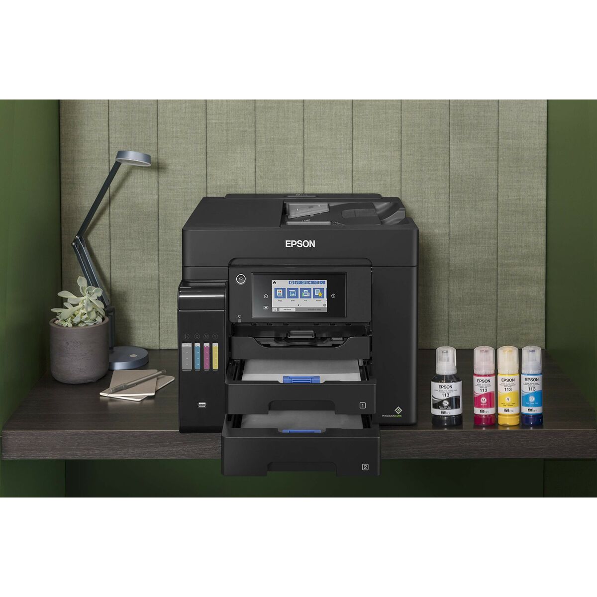 Multifunction Printer Epson EcoTank ET-5850 25 ppm WiFi Black