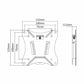 TV Mount Neomounts NM-W25BLACK 10" 30" 25 kg