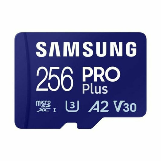 Micro SD Memory Card with Adaptor Samsung MicroSDHC PRO Plus 256GB