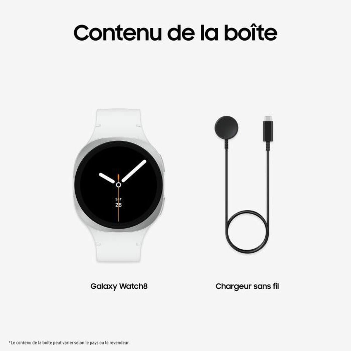 Smartwatch Samsung Watch8 White Silver 1,3" 40 mm