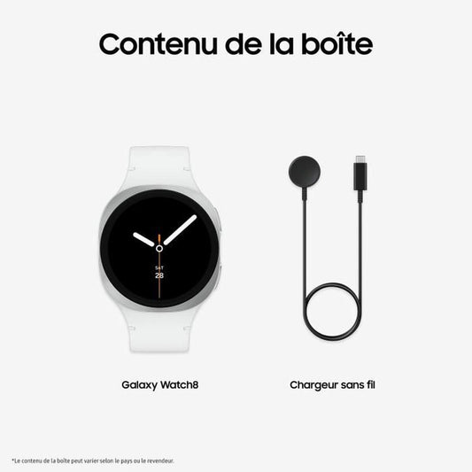 Smartwatch Samsung Watch8 White Silver 1,3" 40 mm