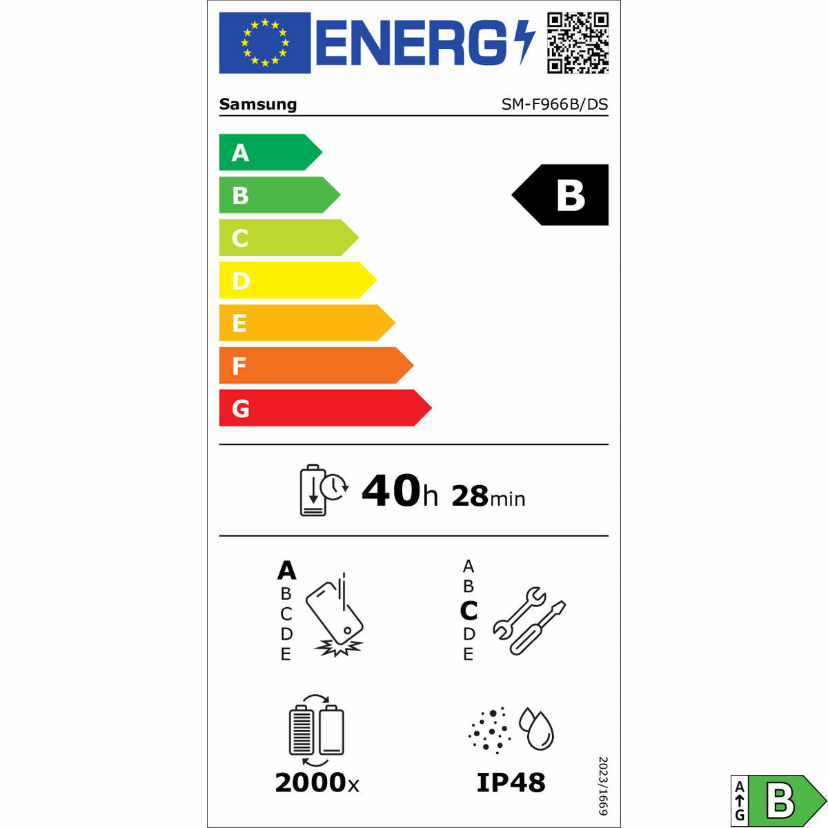 Smartphone Samsung SM-F966B 8" 6,5" Octa Core 12 GB RAM 512 GB Black