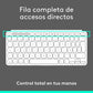Bluetooth Keyboard Logitech 920-013011 Spanish Qwerty Grey White/Grey