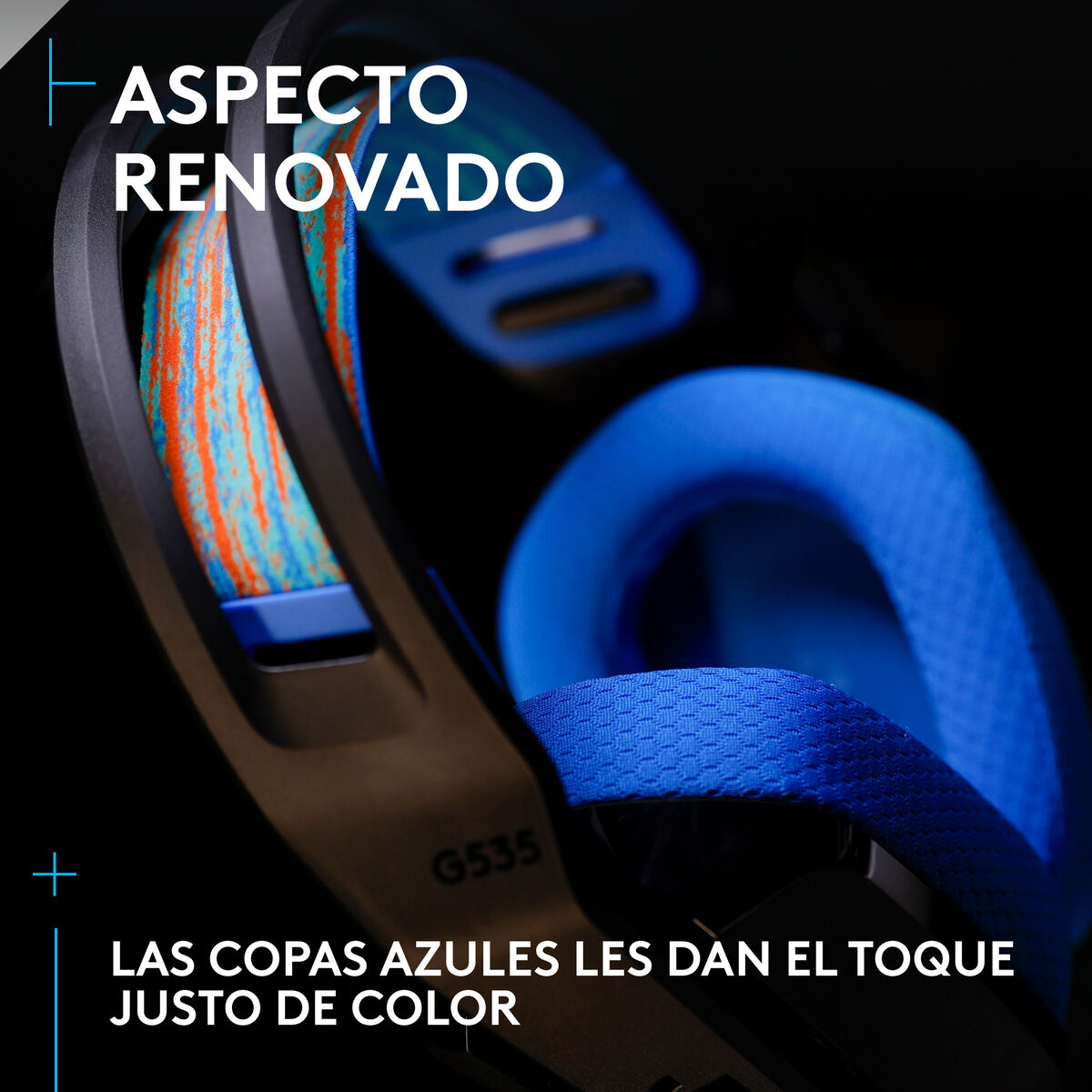 Headphones Logitech 939-002219 Black Black/Blue