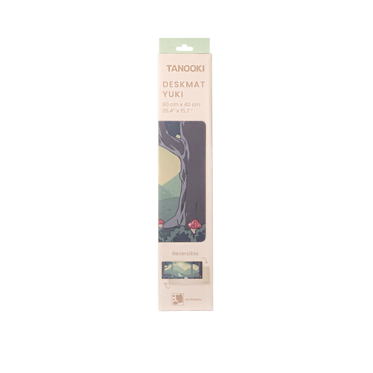 Mouse Mat FR-TEC TANOOKI YUKI Green Beige