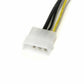 Power Cord Startech LP4PCIEX8ADP Yellow/Black White