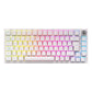 Wireless Keyboard Newskill NS-KB-PYROSPRO-IV White Spanish Qwerty QWERTY