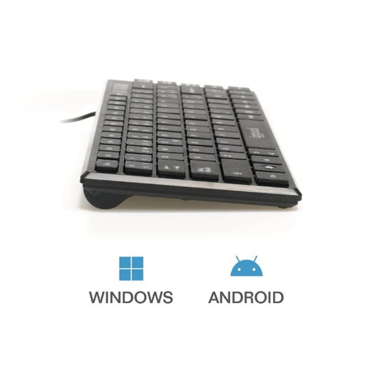 Keyboard iggual Slim TKL-USB Black