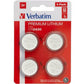 Lithium Button Batteries Verbatim 3 V CR2430 4 Pieces (20 Units)