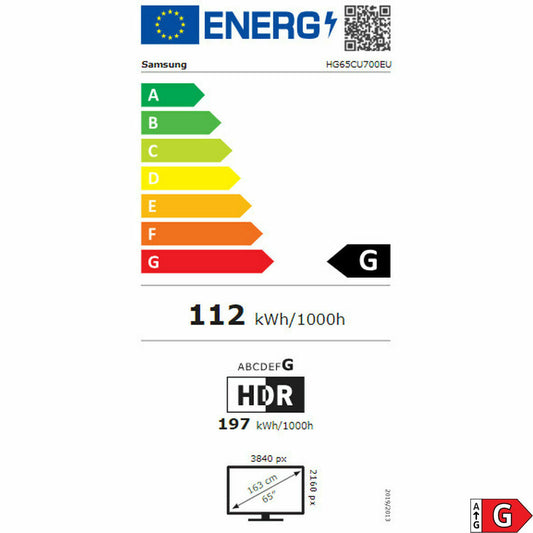 Smart TV Samsung HG65CU700EUXEN 65" LED 4K Ultra HD